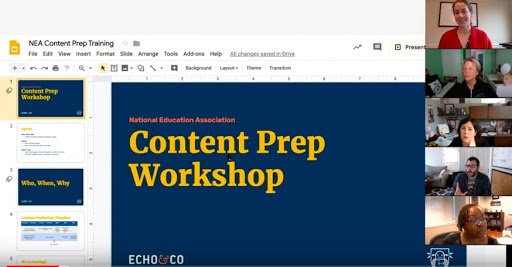 content prep workshop