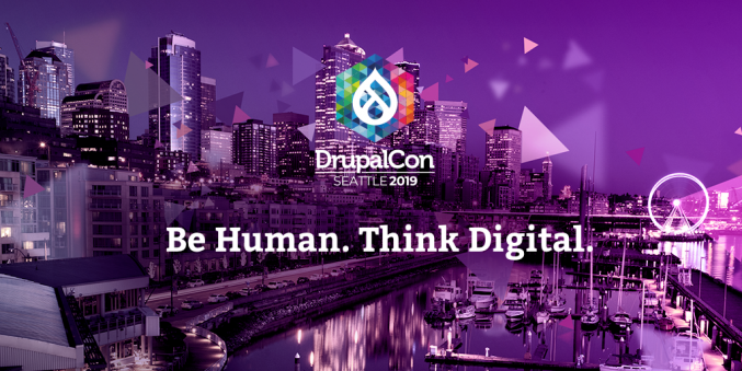 Promotion image of DrupalCon 2019 in Seattle