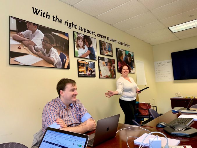 Mike and Erin kick off a new project focused on improving student outcomes